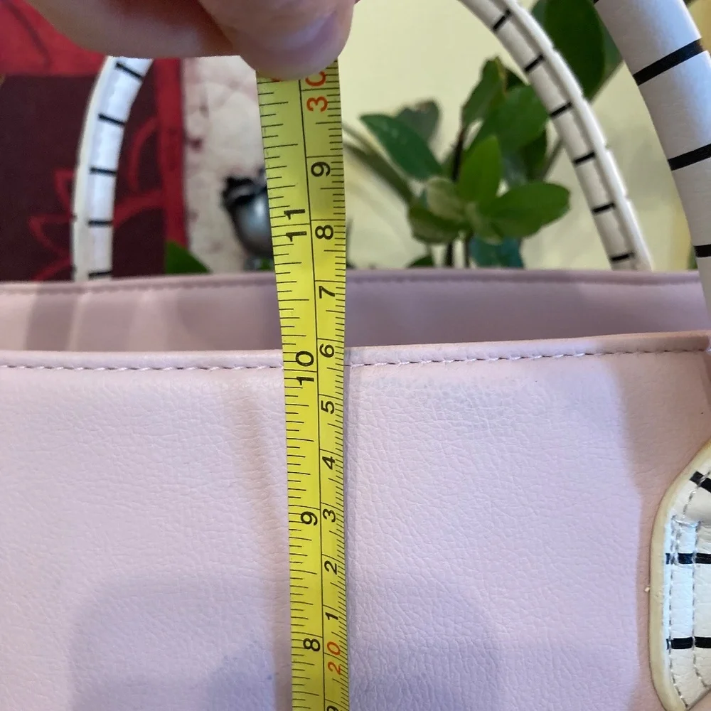 Luv Betsey Cat Face Tote Satchel Crossbody Purse Chain Strap Bag Charm